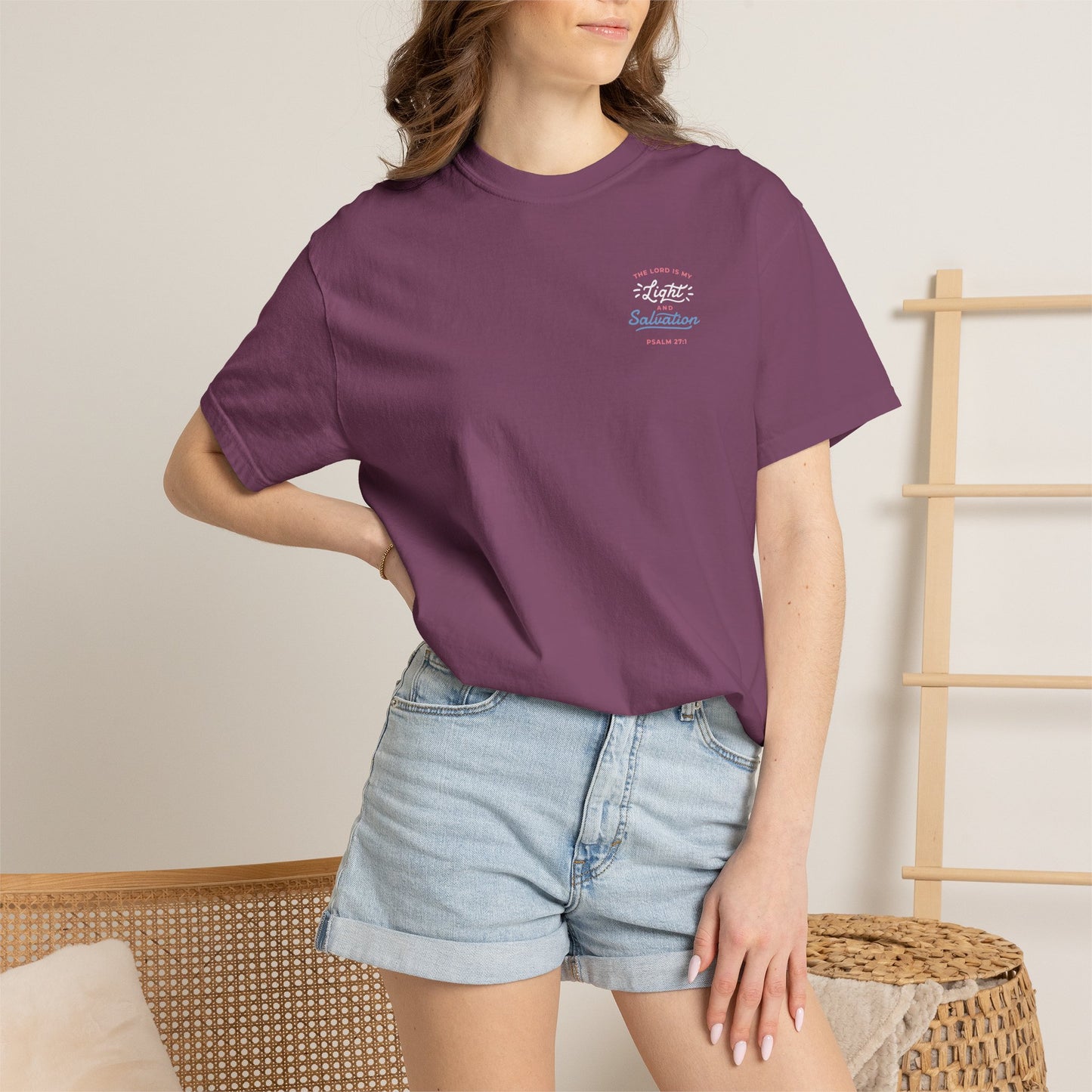 Surf Vibes Graphic T-Shirt — 'Waves, Free' Tricolor Chest & Back Design