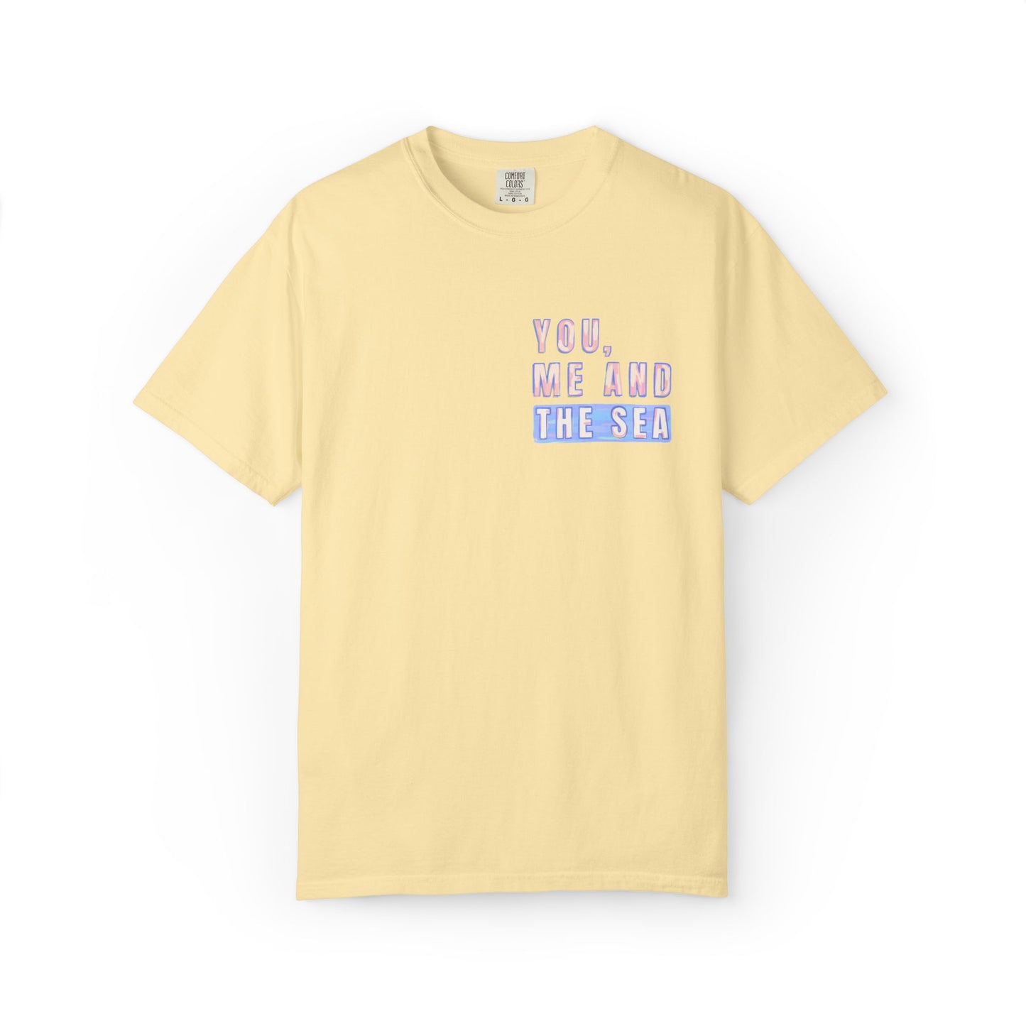 Beach Shirt, You Me and the Sea Shirt, Comfort Colors, Ocean Shirt, Coastal Tee, Summer Vacation Shirt, Beach Couples, Beach Lover Gift