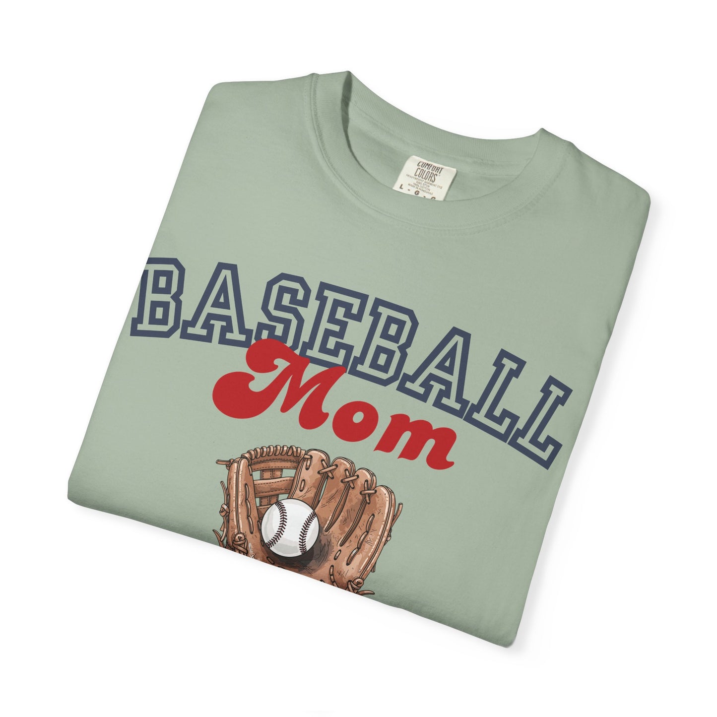 Baseball Mom Social Club T-Shirt — Vintage Glove Design