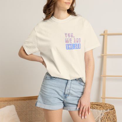 Beach Shirt, You Me and the Sea Shirt, Comfort Colors, Ocean Shirt, Coastal Tee, Summer Vacation Shirt, Beach Couples, Beach Lover Gift
