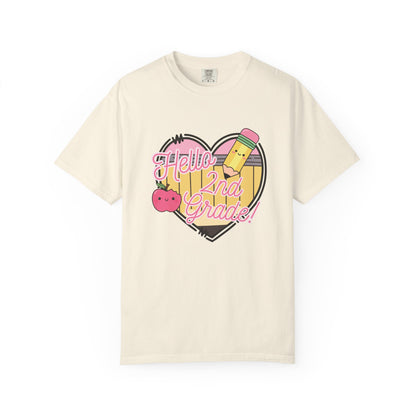 Hello 2nd Grade T-Shirt — Cute Back-to-School Teacher Tee