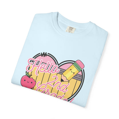 Hello 2nd Grade T-Shirt — Cute Back-to-School Teacher Tee