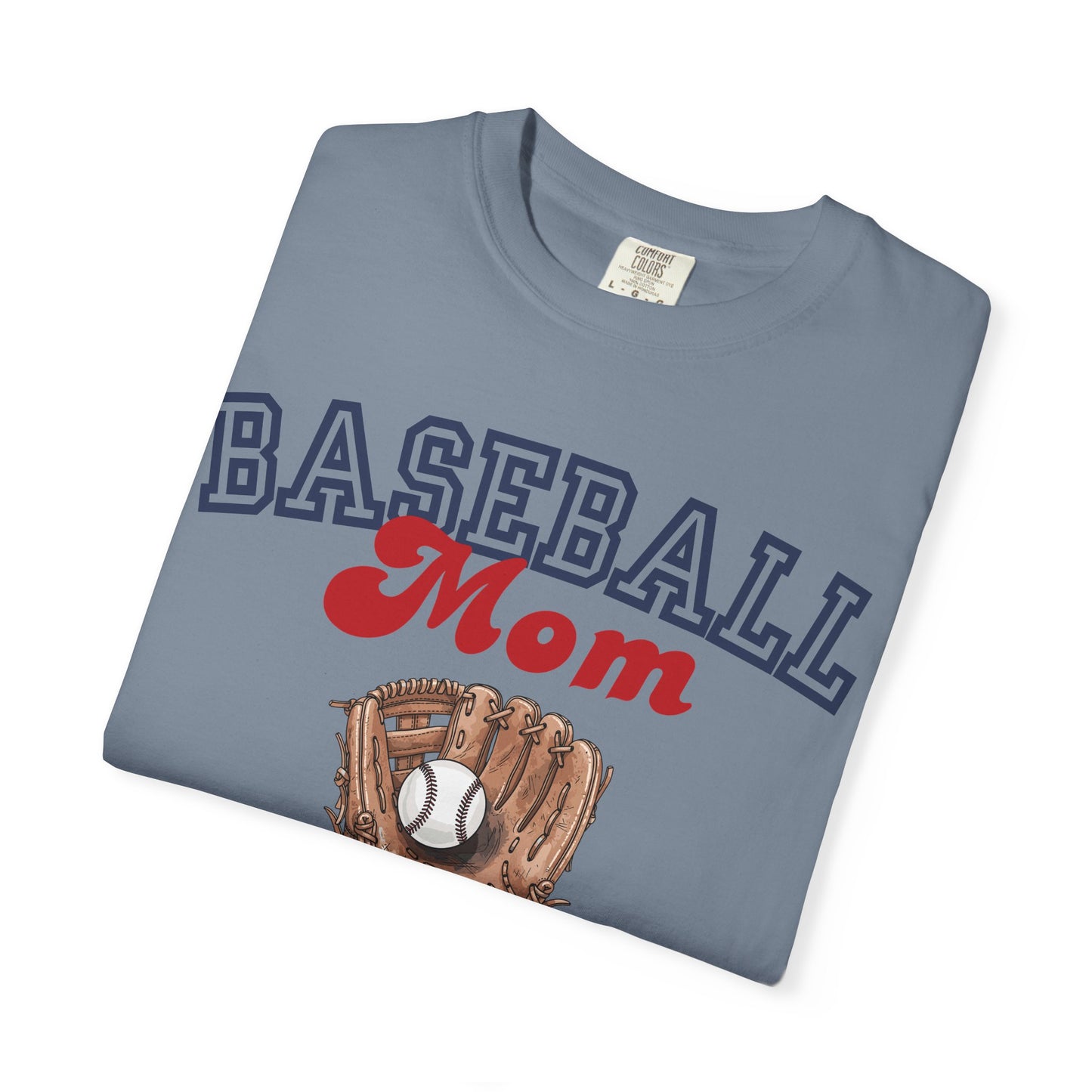 Baseball Mom Social Club T-Shirt — Vintage Glove Design