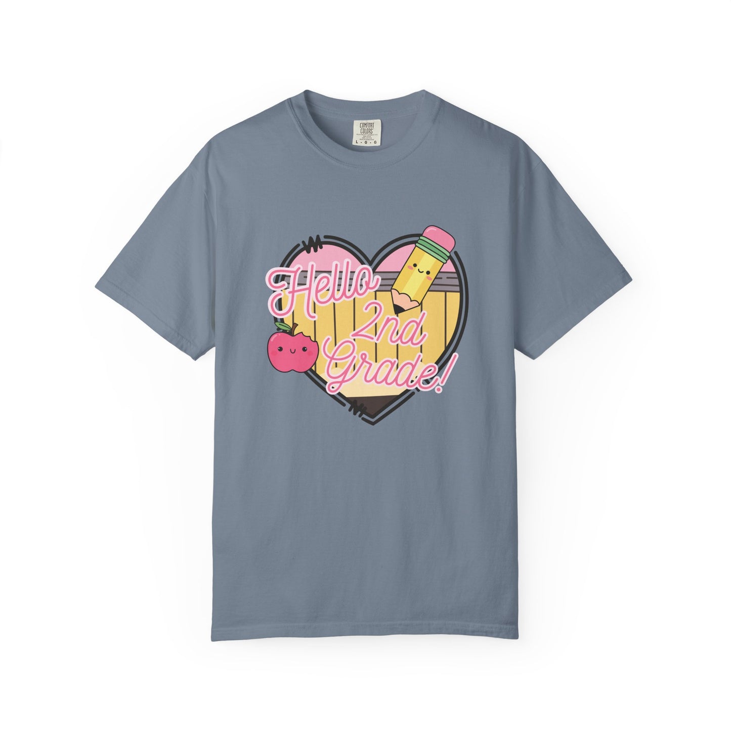 Hello 2nd Grade T-Shirt — Cute Back-to-School Teacher Tee