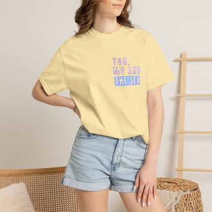 Beach Shirt, You Me and the Sea Shirt, Comfort Colors, Ocean Shirt, Coastal Tee, Summer Vacation Shirt, Beach Couples, Beach Lover Gift