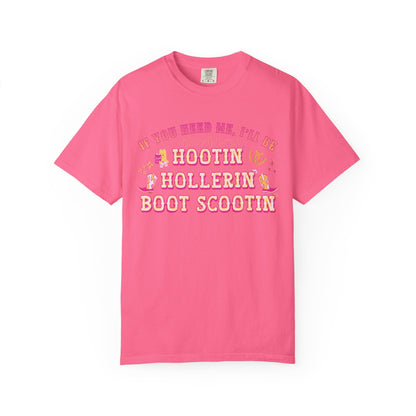 Nashville Skyline - Hootin' Hollerin' Boot Scootin' T-Shirt