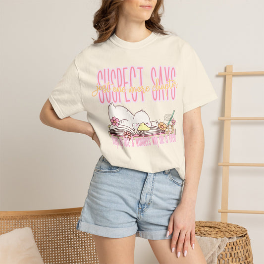 Suspect Says Relaxed Graphic T-Shirt — Cute Vintage Silly Goose Tee