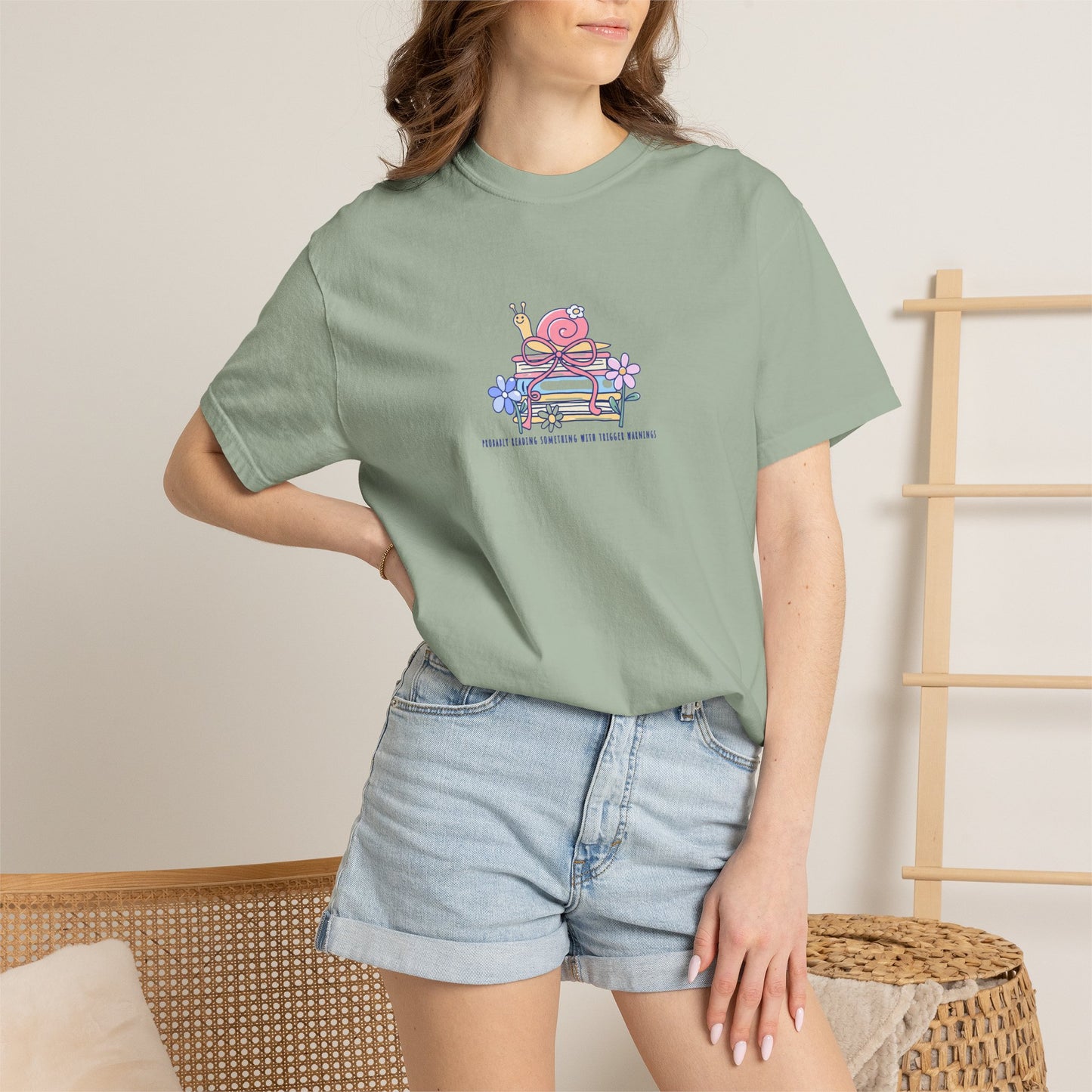 Probably Reading Something With Trigger Warnings — Comfort Colors® 1717 Tee