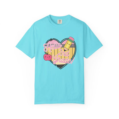 Hello 2nd Grade T-Shirt — Cute Back-to-School Teacher Tee
