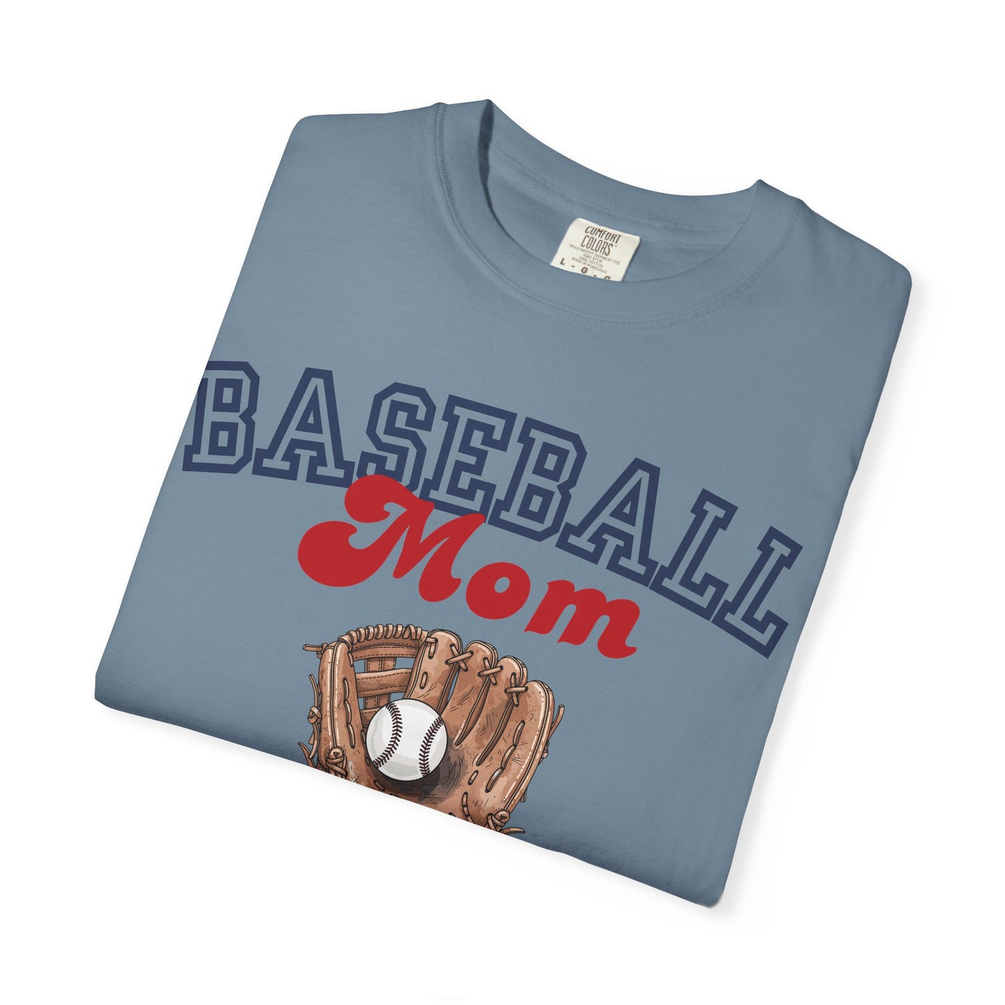 Baseball Mom Social Club T-Shirt — Vintage Glove Design