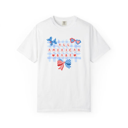 All American Babe Comfort Colors Tee