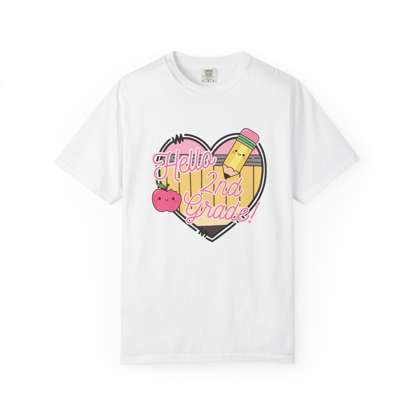 Hello 2nd Grade T-Shirt — Cute Back-to-School Teacher Tee