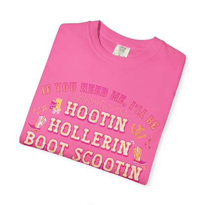 Nashville Skyline - Hootin' Hollerin' Boot Scootin' T-Shirt