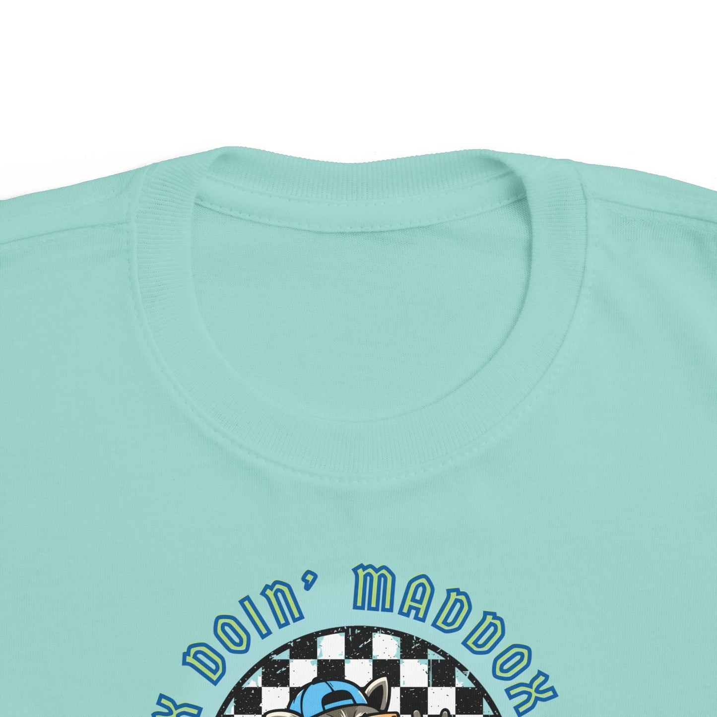 Personalizable Toddler Skateboard Tee "Maddox Doin' Maddox Things" – Kids Skateboard Shirt