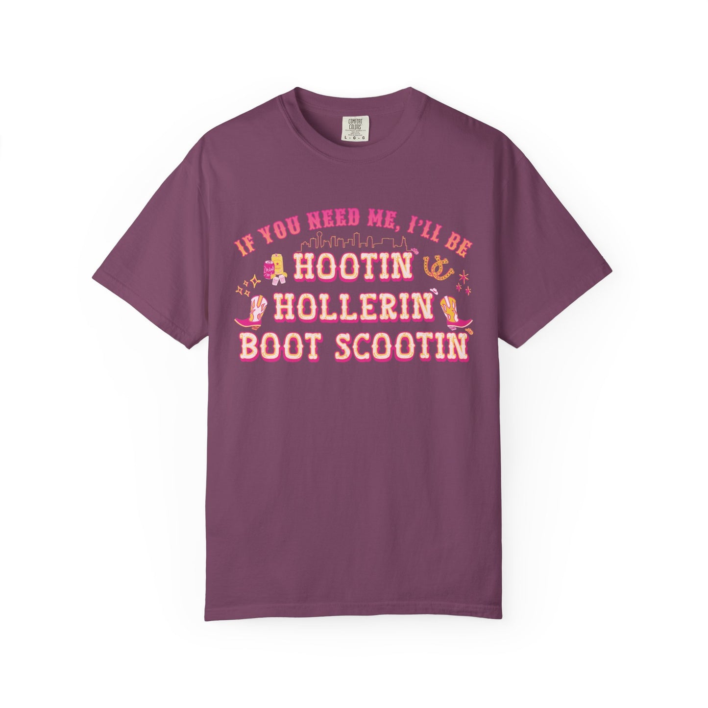 Nashville Skyline - Hootin' Hollerin' Boot Scootin' T-Shirt