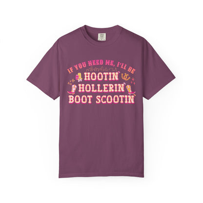 Nashville Skyline - Hootin' Hollerin' Boot Scootin' T-Shirt