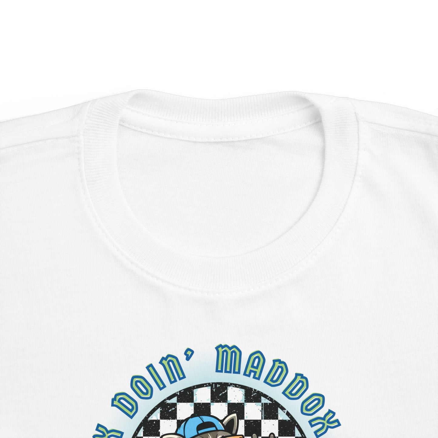 Personalizable Toddler Skateboard Tee "Maddox Doin' Maddox Things" – Kids Skateboard Shirt