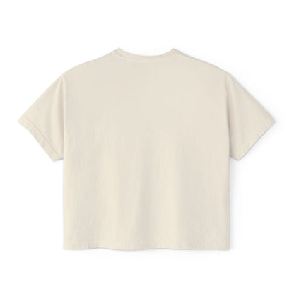All American Babe Hand Drawn Cowgirl, Comfort Colors Women's Boxy Tee