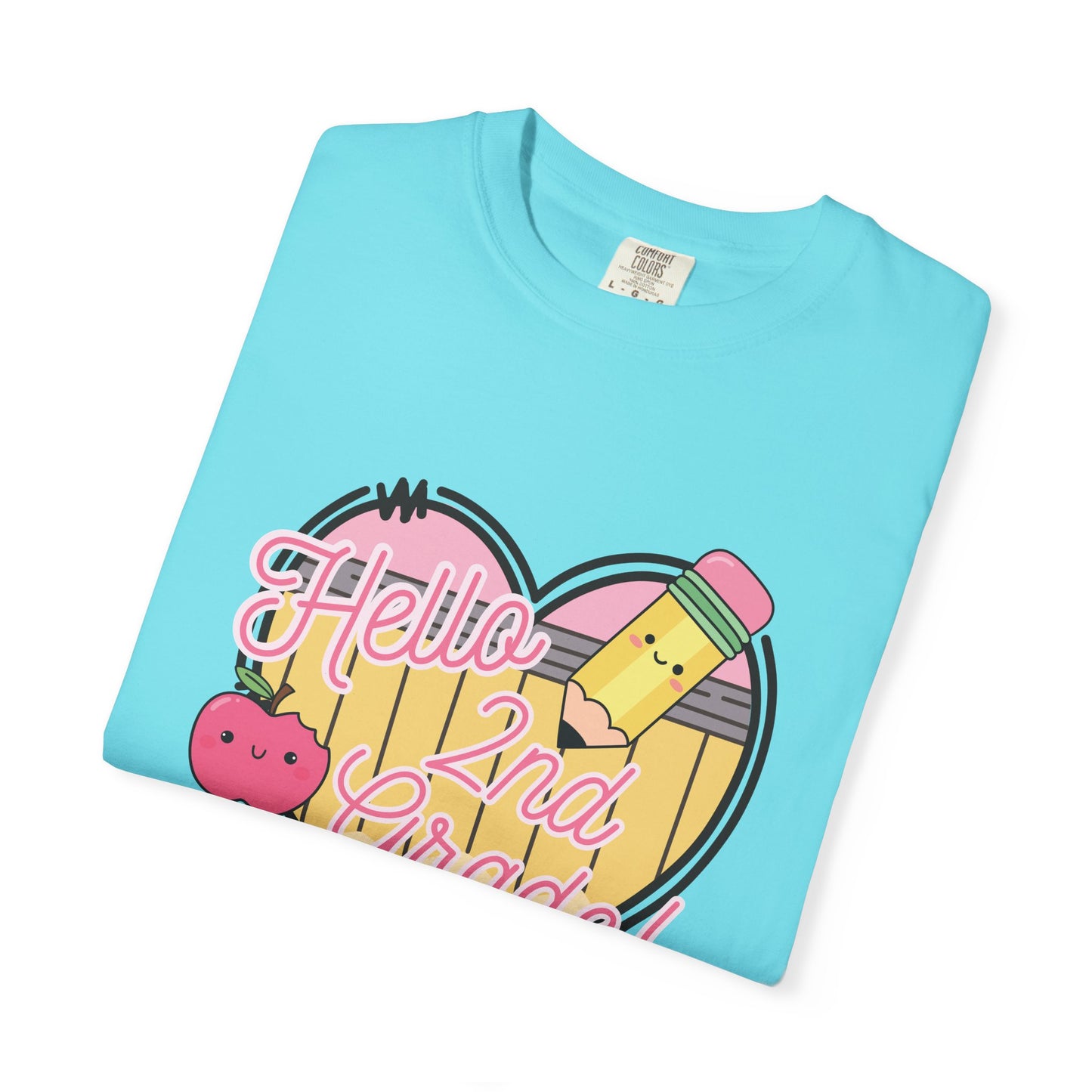 Hello 2nd Grade T-Shirt — Cute Back-to-School Teacher Tee
