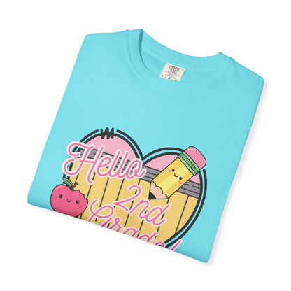 Hello 2nd Grade T-Shirt — Cute Back-to-School Teacher Tee
