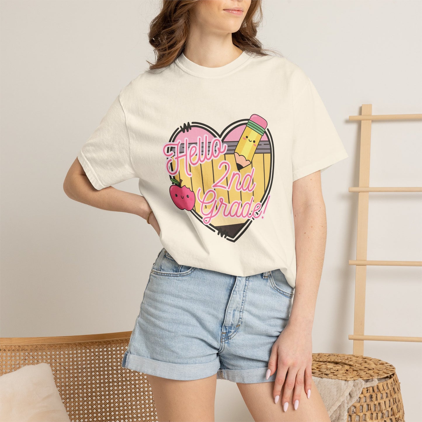 Hello 2nd Grade T-Shirt — Cute Back-to-School Teacher Tee