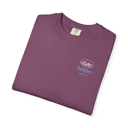 Surf Vibes Graphic T-Shirt — 'Waves, Free' Tricolor Chest & Back Design
