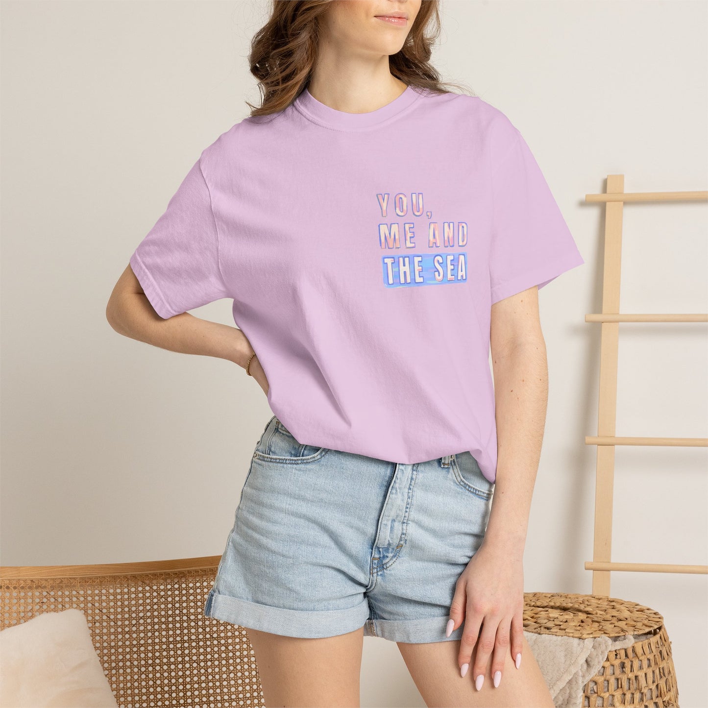 Beach Shirt, You Me and the Sea Shirt, Comfort Colors, Ocean Shirt, Coastal Tee, Summer Vacation Shirt, Beach Couples, Beach Lover Gift