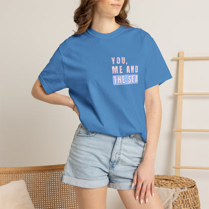 Beach Shirt, You Me and the Sea Shirt, Comfort Colors, Ocean Shirt, Coastal Tee, Summer Vacation Shirt, Beach Couples, Beach Lover Gift