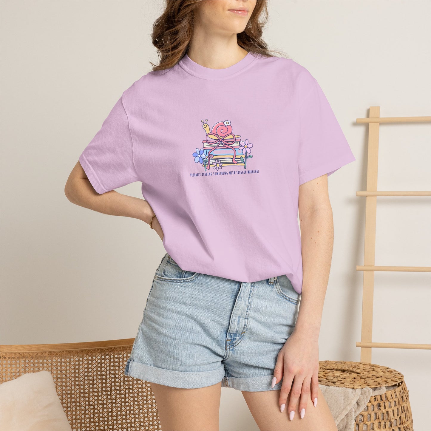 Probably Reading Something With Trigger Warnings — Comfort Colors® 1717 Tee