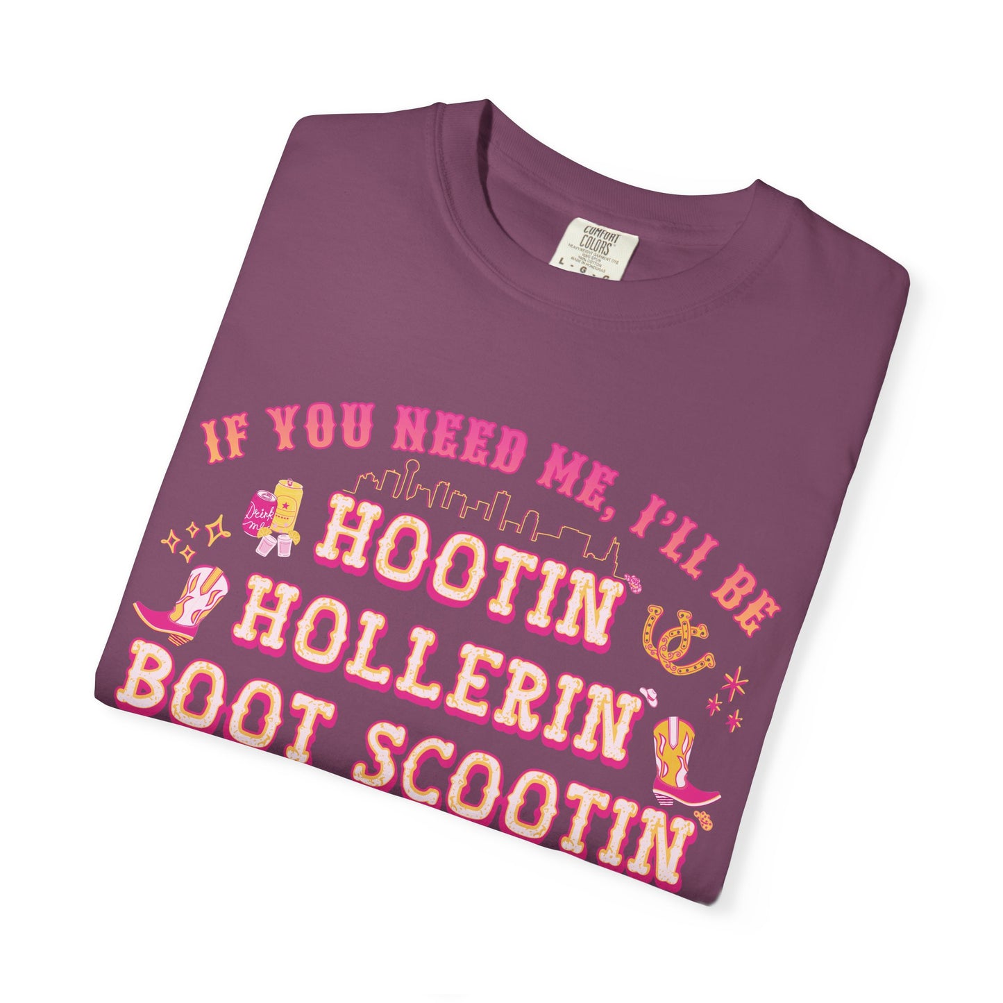 Nashville Skyline - Hootin' Hollerin' Boot Scootin' T-Shirt