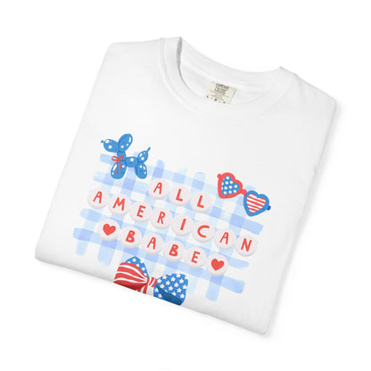 All American Babe Comfort Colors Tee