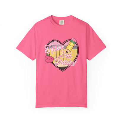 Hello 2nd Grade T-Shirt — Cute Back-to-School Teacher Tee