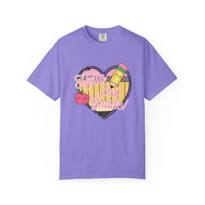 Hello 2nd Grade T-Shirt — Cute Back-to-School Teacher Tee