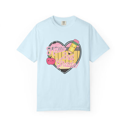 Hello 2nd Grade T-Shirt — Cute Back-to-School Teacher Tee