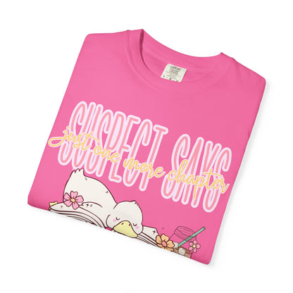 Suspect Says Relaxed Graphic T-Shirt — Cute Vintage Silly Goose Tee
