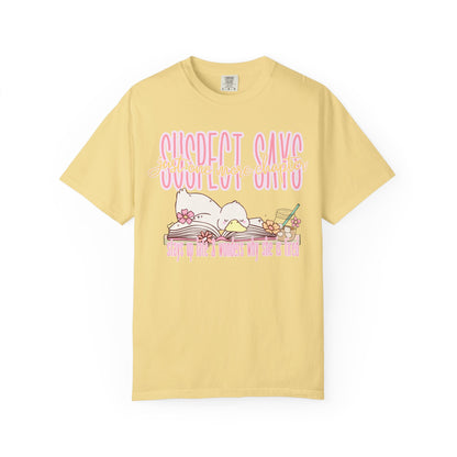 Suspect Says Relaxed Graphic T-Shirt — Cute Vintage Silly Goose Tee
