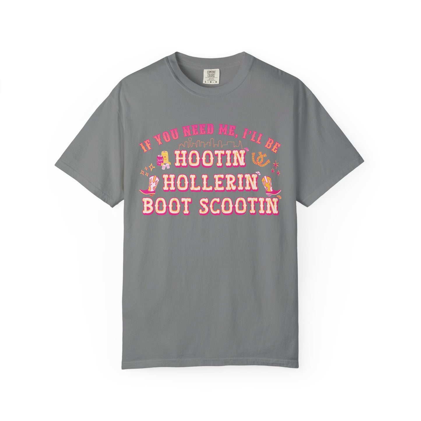 Nashville Skyline - Hootin' Hollerin' Boot Scootin' T-Shirt