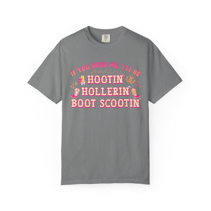 Nashville Skyline - Hootin' Hollerin' Boot Scootin' T-Shirt