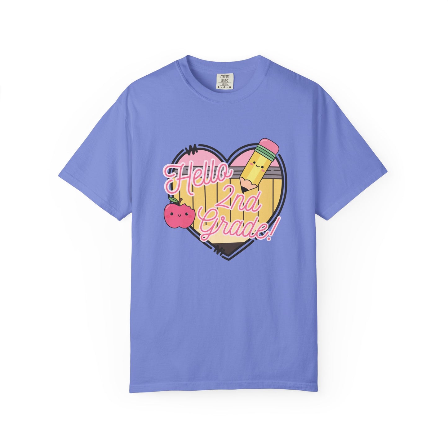 Hello 2nd Grade T-Shirt — Cute Back-to-School Teacher Tee