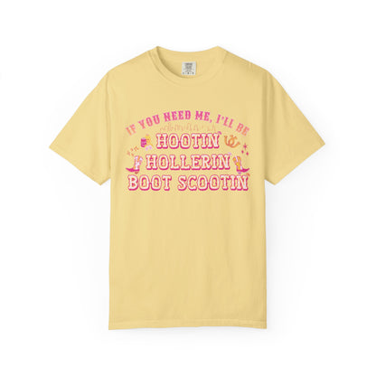 Nashville Skyline - Hootin' Hollerin' Boot Scootin' T-Shirt