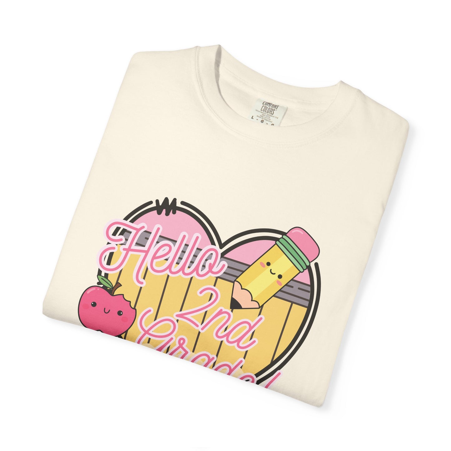 Hello 2nd Grade T-Shirt — Cute Back-to-School Teacher Tee