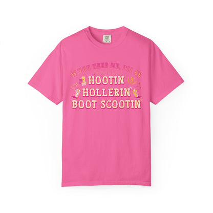 Nashville Skyline - Hootin' Hollerin' Boot Scootin' T-Shirt