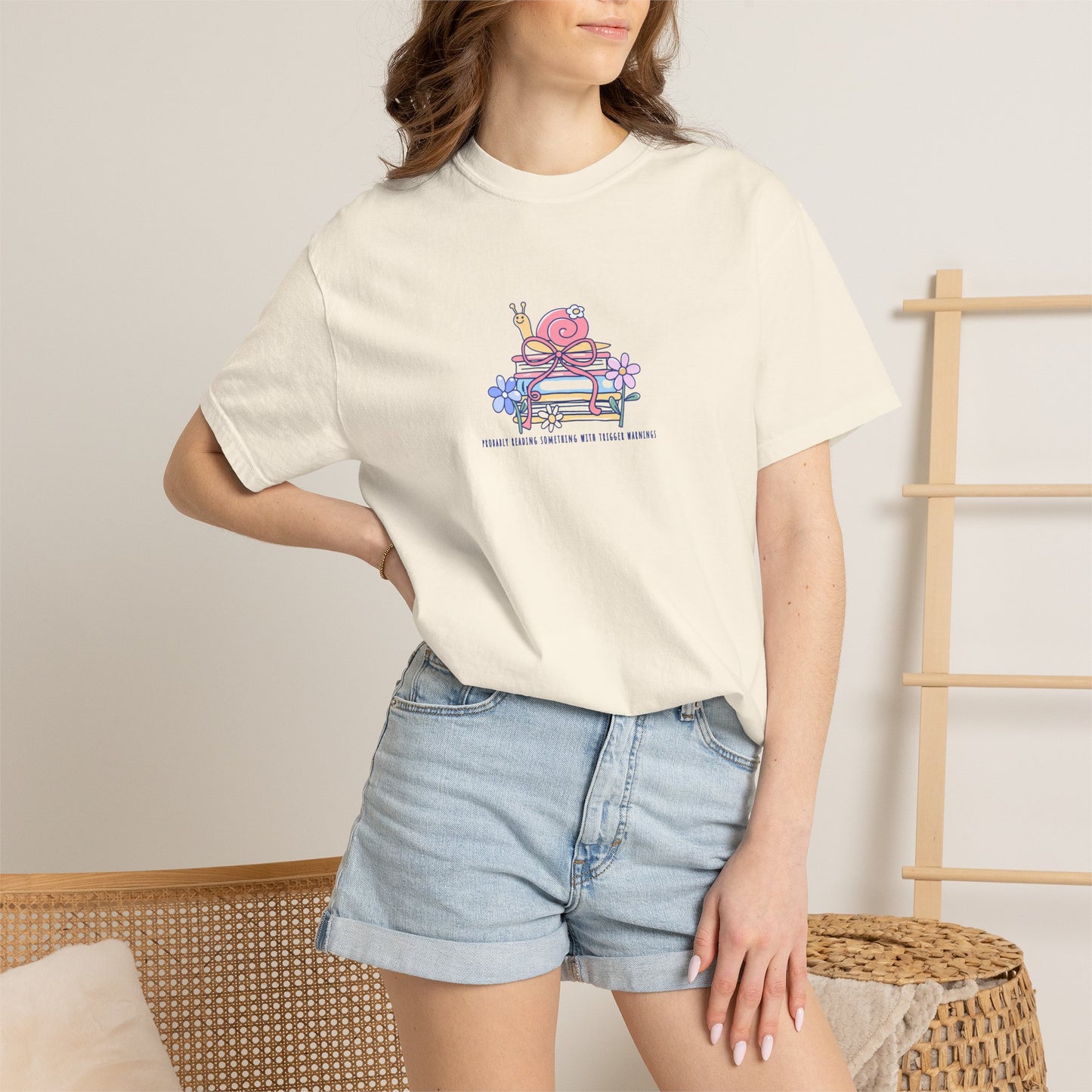 Probably Reading Something With Trigger Warnings — Comfort Colors® 1717 Tee