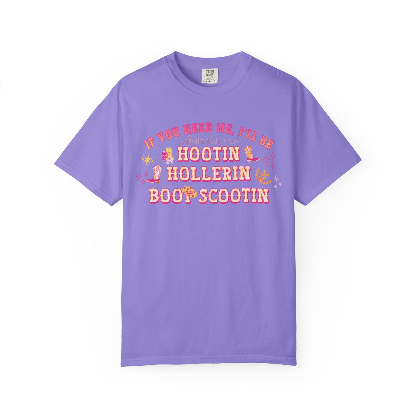 Nashville Skyline - Hootin' Hollerin' Boot Scootin' T-Shirt