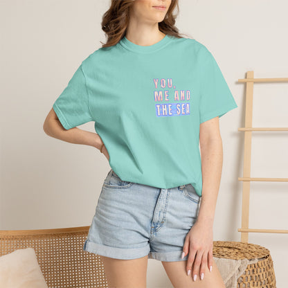 Beach Shirt, You Me and the Sea Shirt, Comfort Colors, Ocean Shirt, Coastal Tee, Summer Vacation Shirt, Beach Couples, Beach Lover Gift