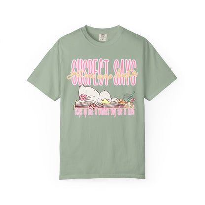 Suspect Says Relaxed Graphic T-Shirt — Cute Vintage Silly Goose Tee