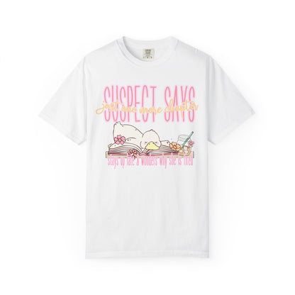 Suspect Says Relaxed Graphic T-Shirt — Cute Vintage Silly Goose Tee