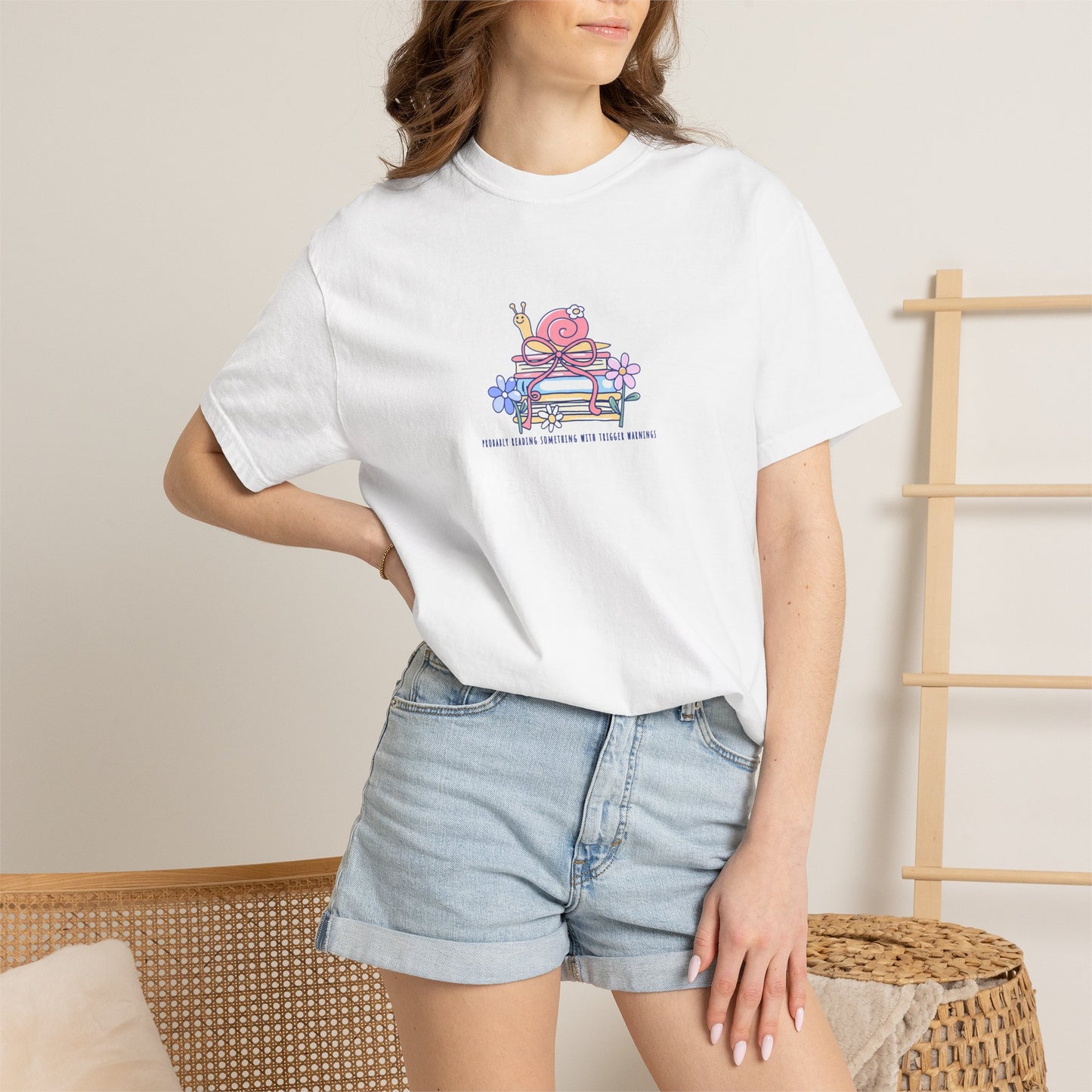 Probably Reading Something With Trigger Warnings — Comfort Colors® 1717 Tee