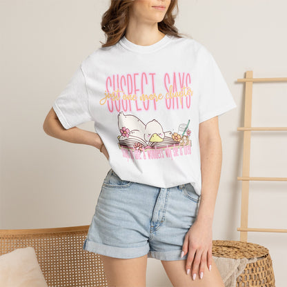 Suspect Says Relaxed Graphic T-Shirt — Cute Vintage Silly Goose Tee