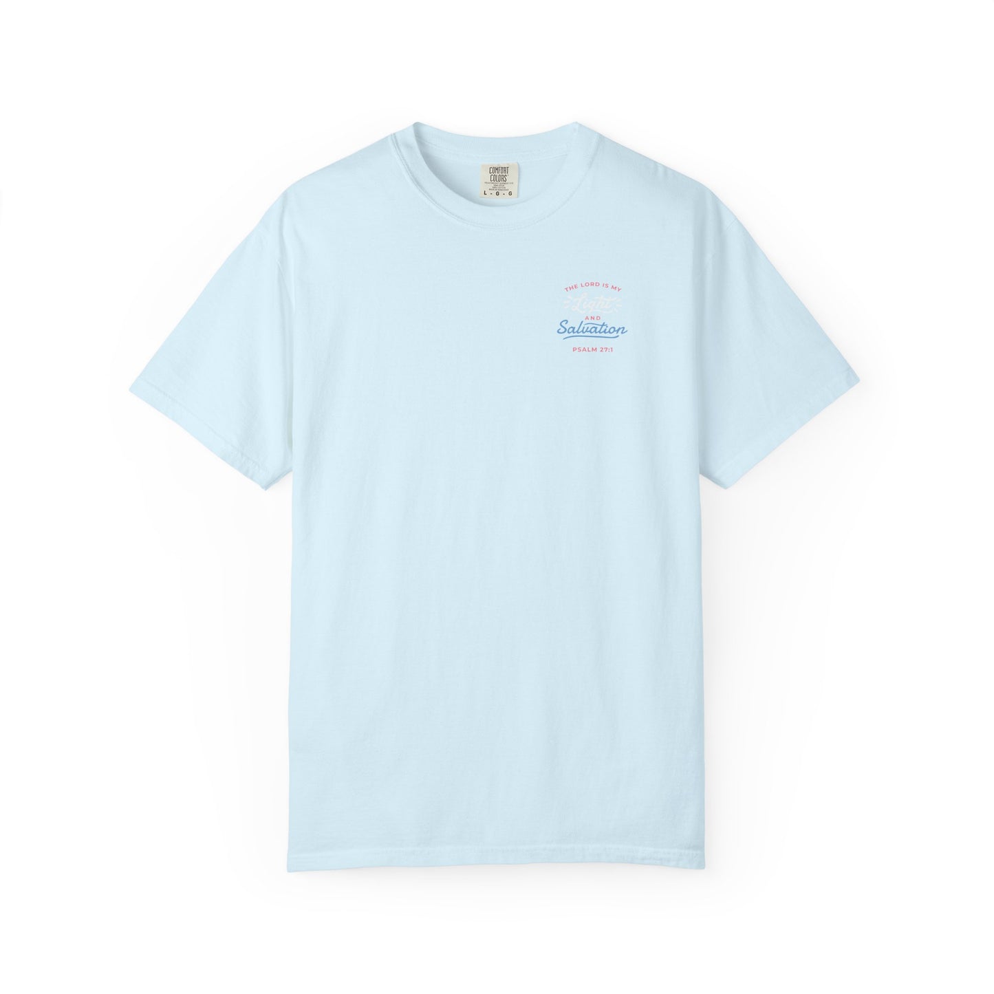 Surf Vibes Graphic T-Shirt — 'Waves, Free' Tricolor Chest & Back Design